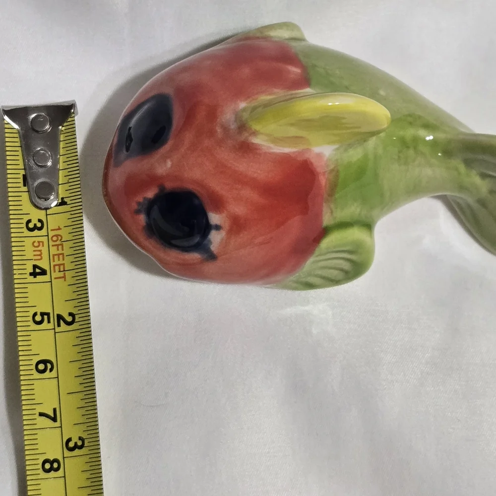 Colorful Ceramic Fish Figurine